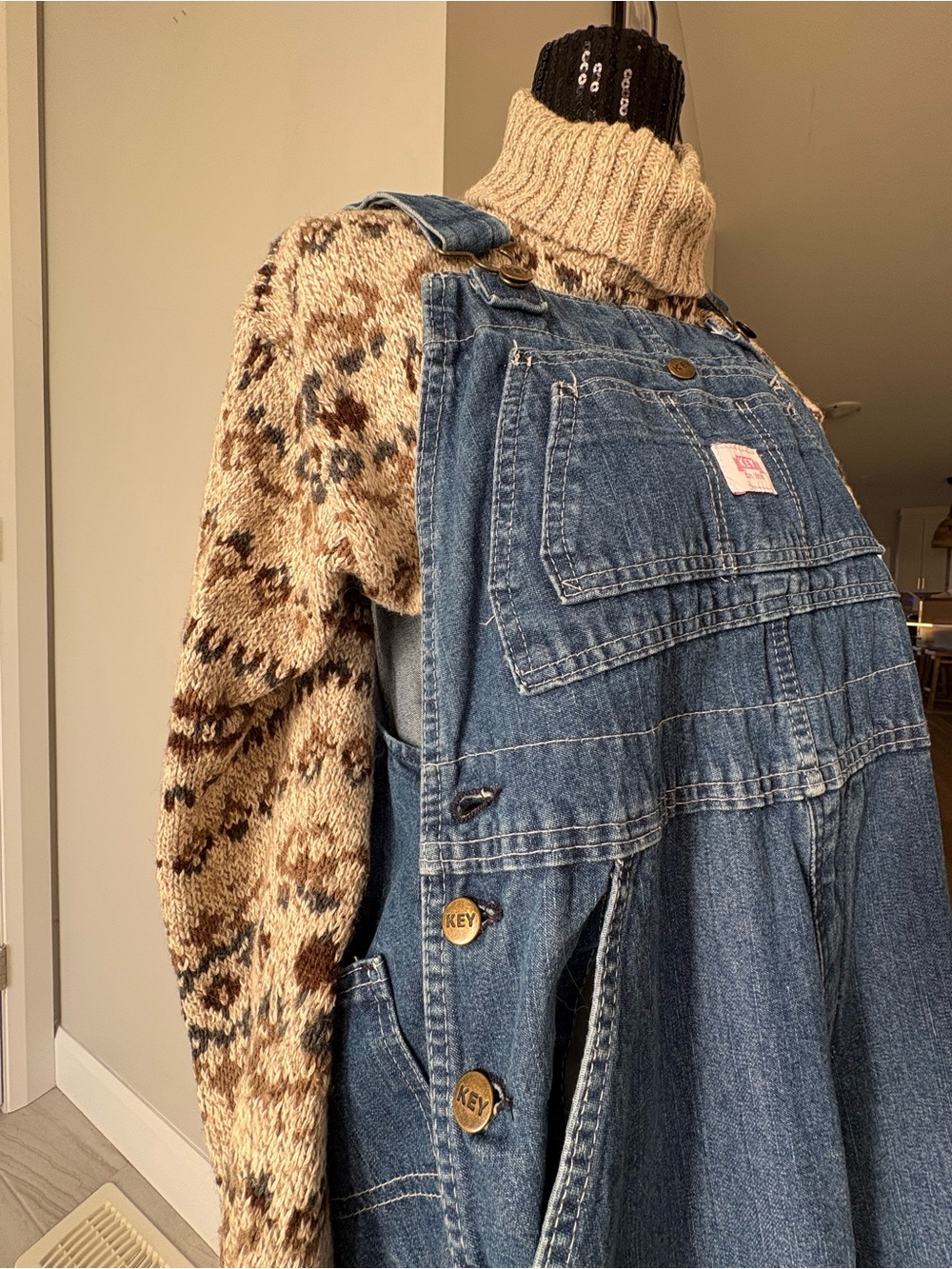 Denim Overalls
